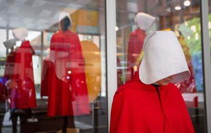 Background image for Under His Eye: This 'The Handmaid's Tale' Pop-Up Has Brought Gilead to Sydney's Pitt Street Mall
