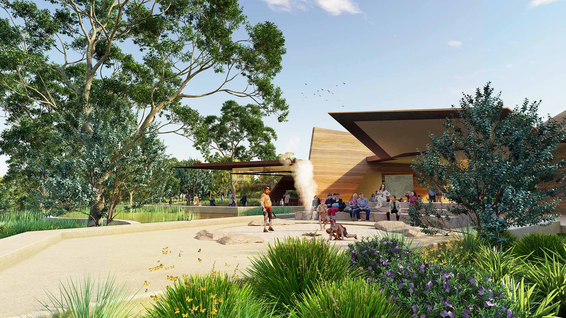 Here's What Victoria Park's Revamp Might Look Like, Including a Tree House Lookout and Water Play Gully