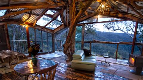 Wollemi Cabins Secret Treehouse blue mountains