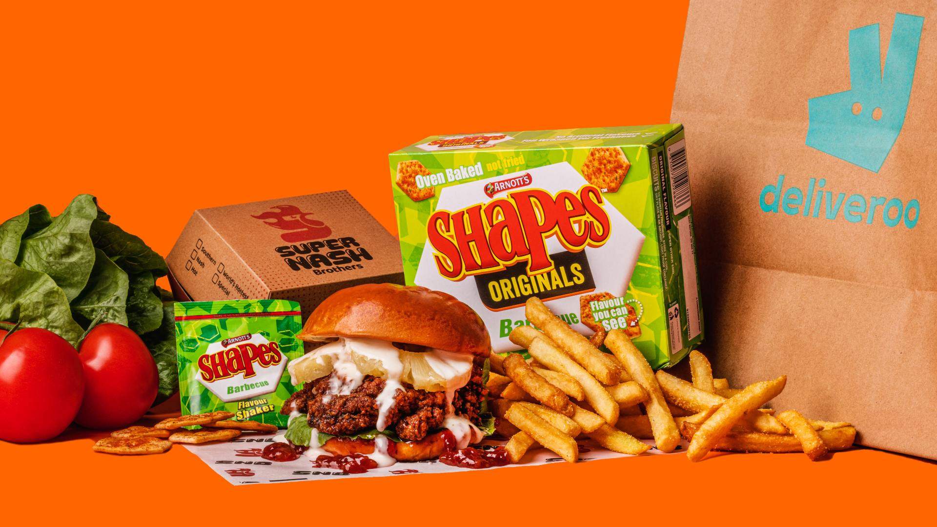 Fried Chicken Chain Super Nash Brothers Has Just Launched a Limited-Edition Barbecue Shapes Burger