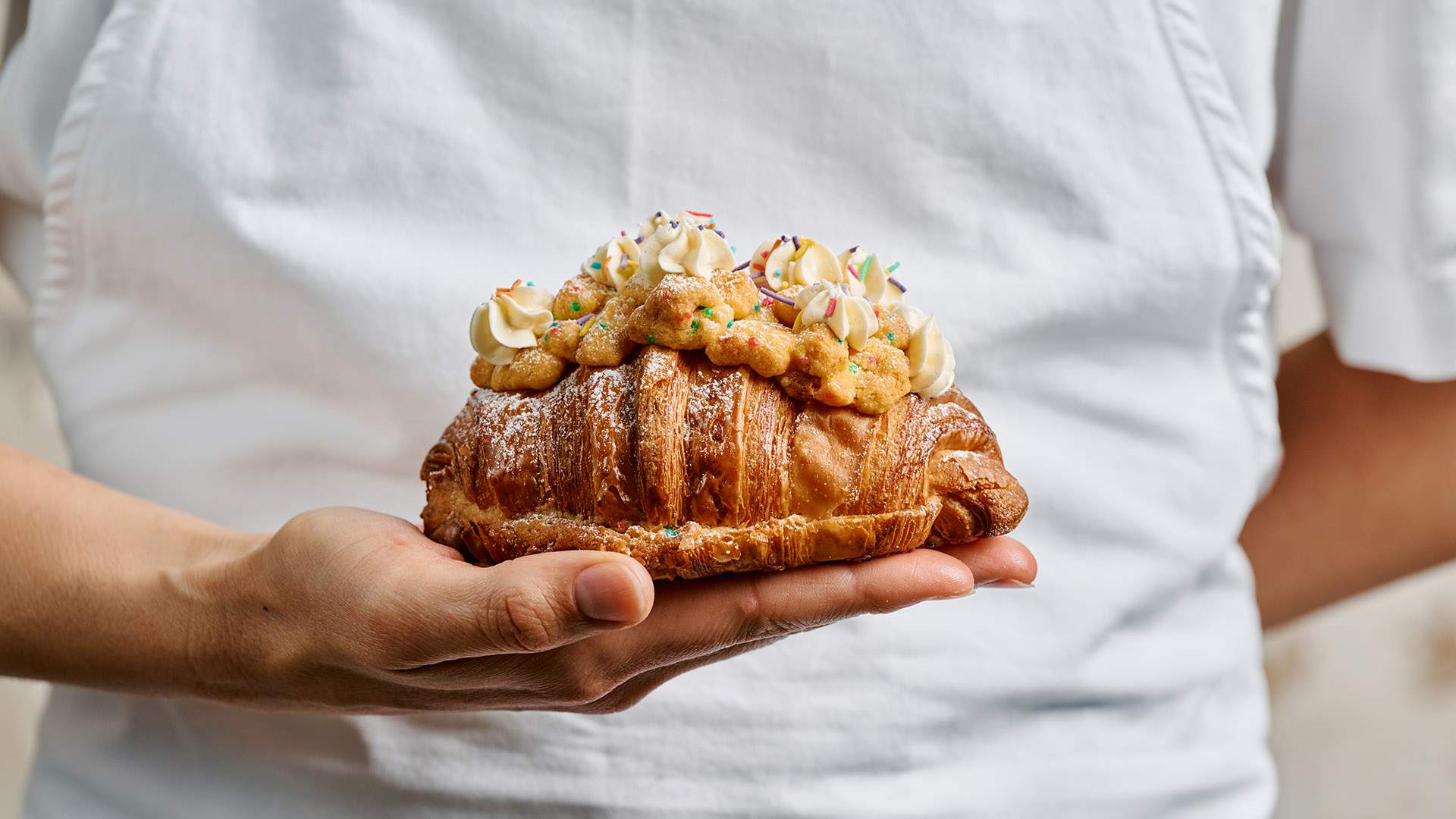 Lune's Sprinkles-Topped Twice-Baked Birthday Cake Croissants Are Back on the Menu Just for October