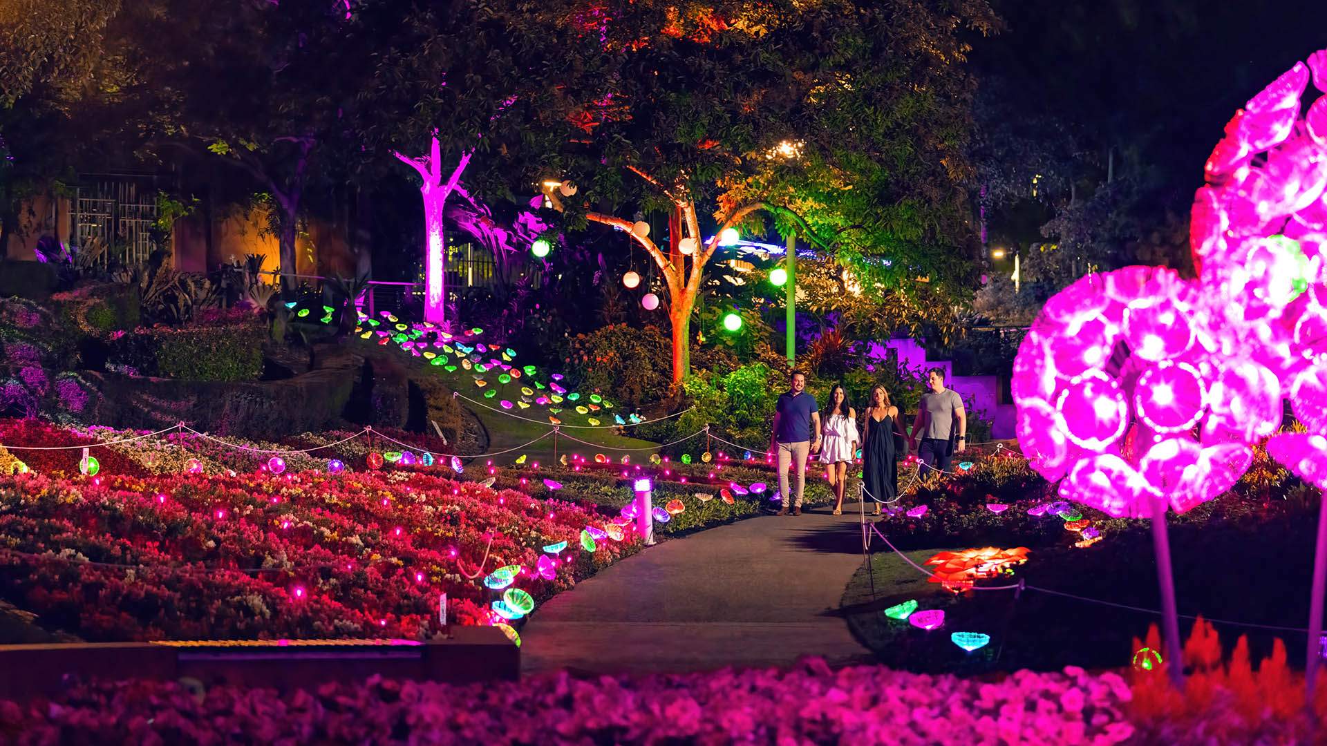 Roma Street Parkland's Dazzling Enchanted Garden Is Returning for Another Lit-Up Festive Season