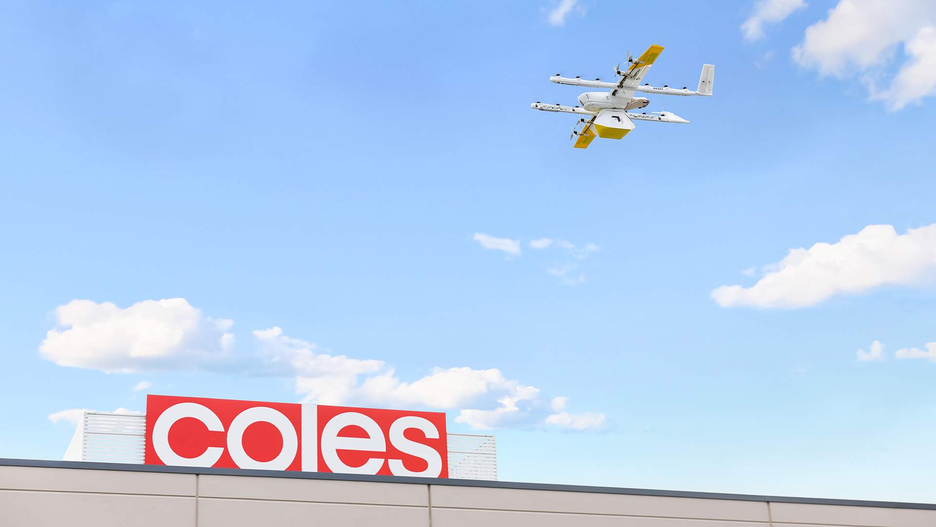 Coles Will Trial Its First Store-to-Door Grocery Deliveries via Drone in Southeast Queensland