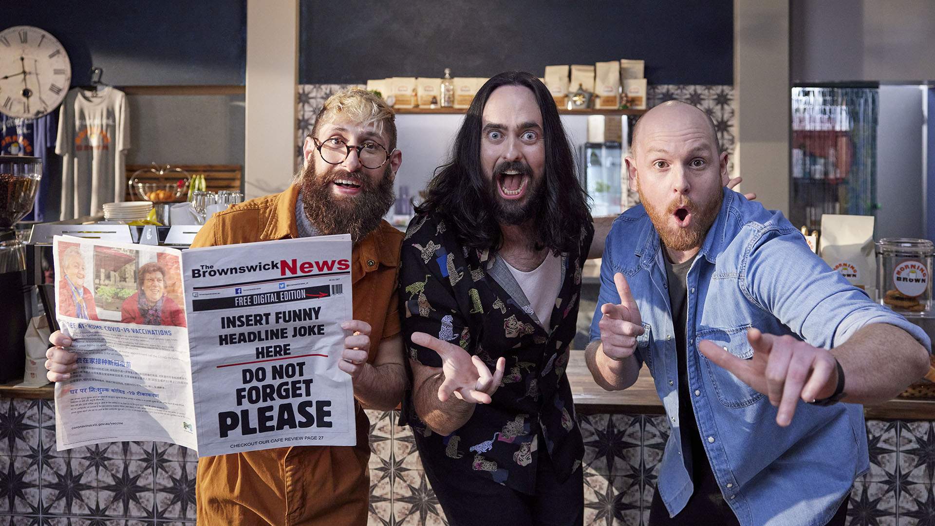 Get Yourself a Cup of Morning Brown: The ABC Has Dropped Its First 'Aunty Donna's Coffee Cafe' Teaser