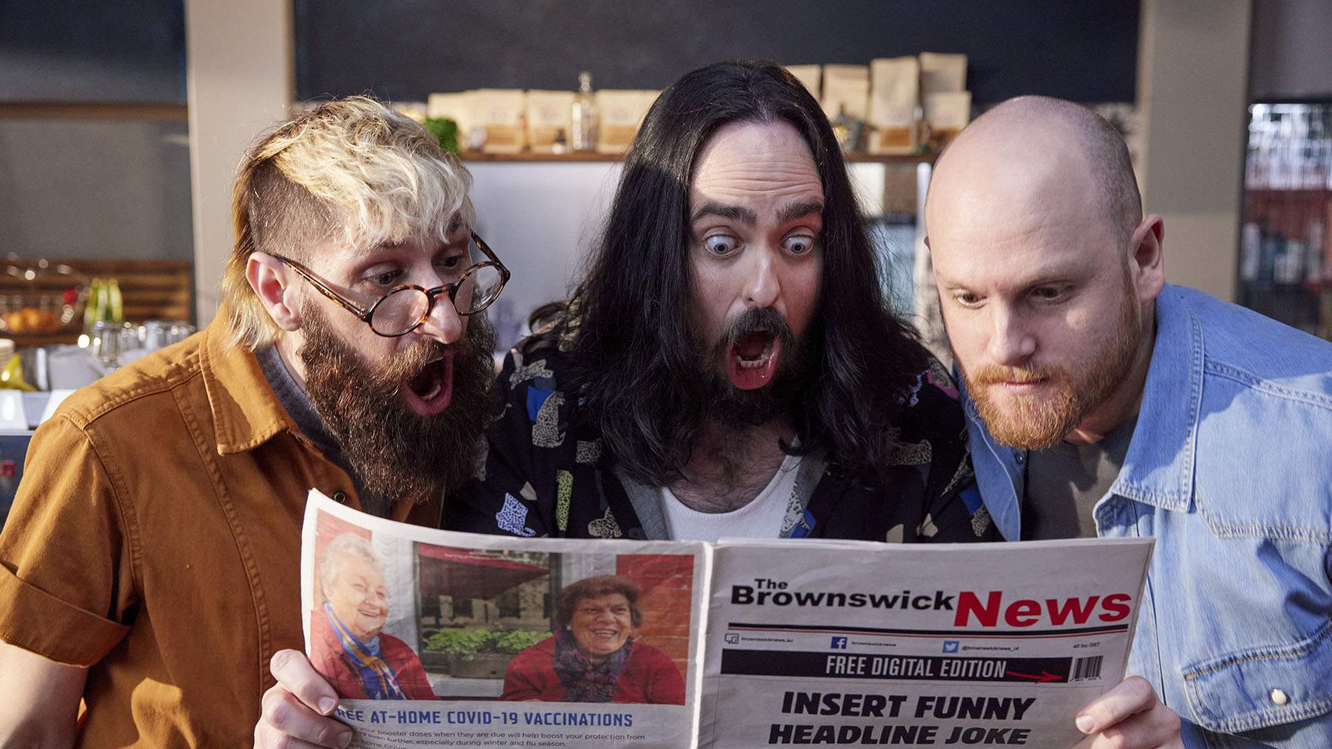 'Aunty Donna's Coffee Cafe' Will Bring Its Cups of Morning Brown to the ABC in April — and It Has a Trailer