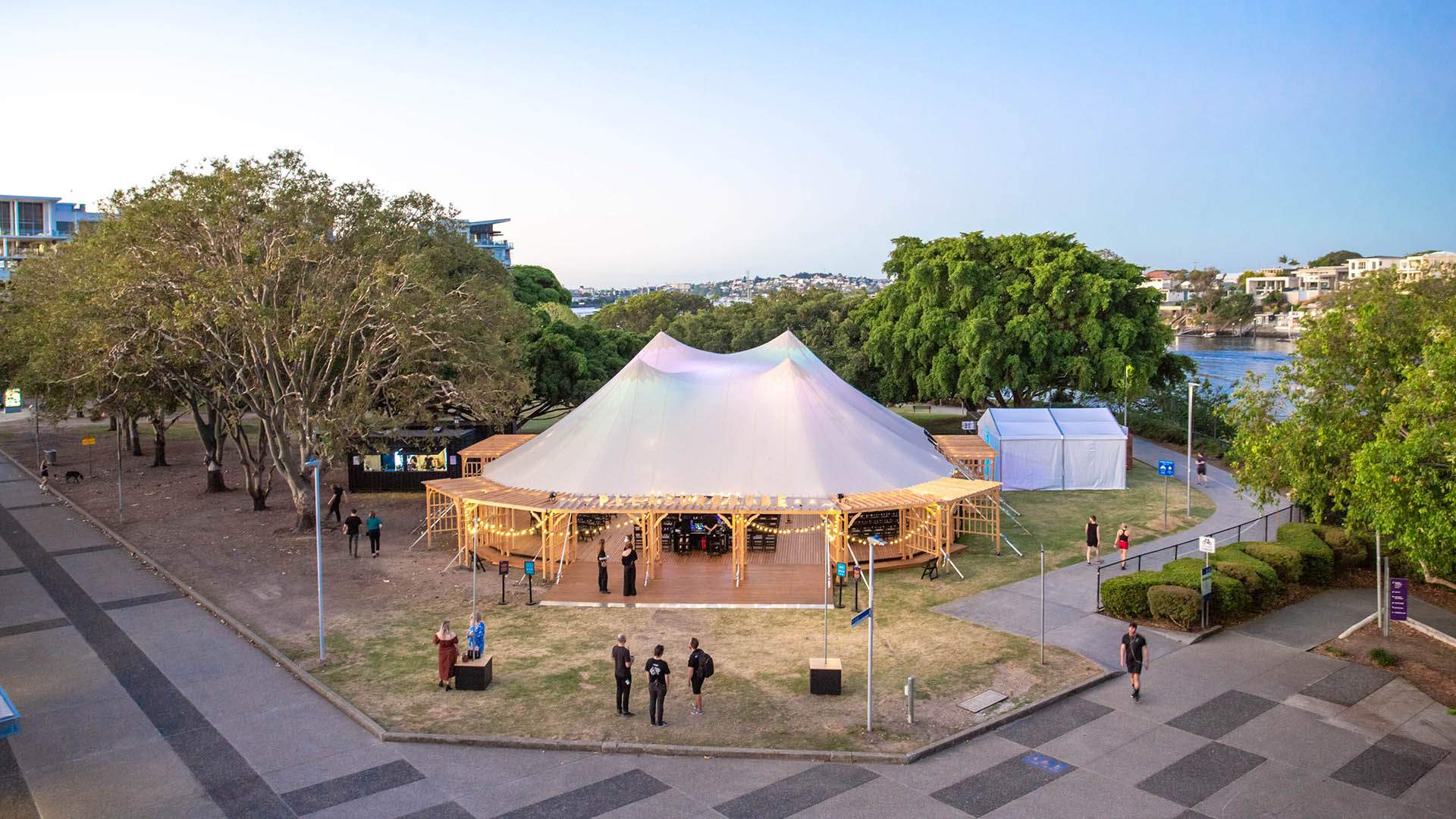 Brisbane Powerhouse Is Now Home to a Riverside Events Space with Bars and Al Fresco Lounges