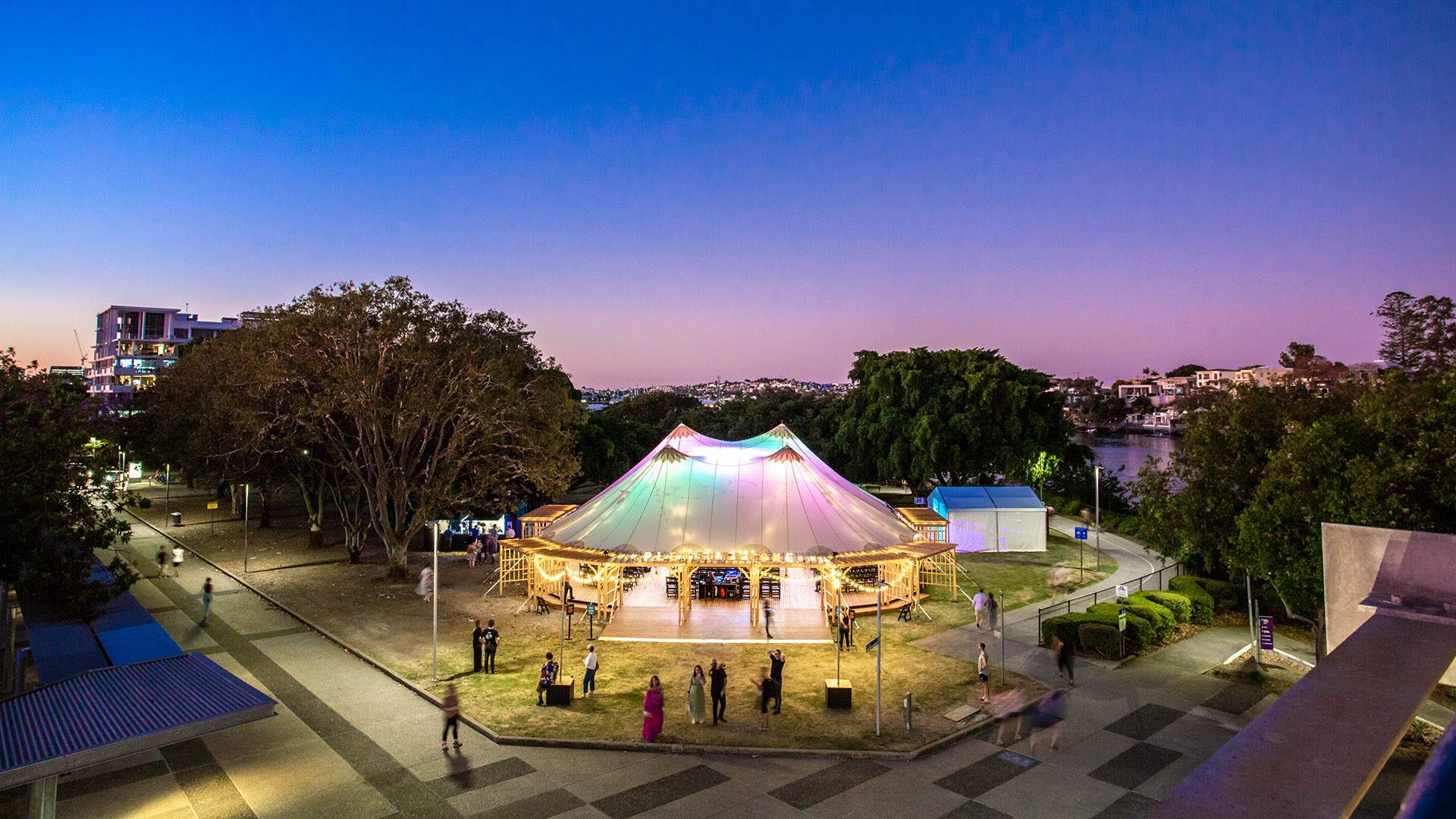 Brisbane Powerhouse Is Now Home to a Riverside Events Space with Bars and Al Fresco Lounges