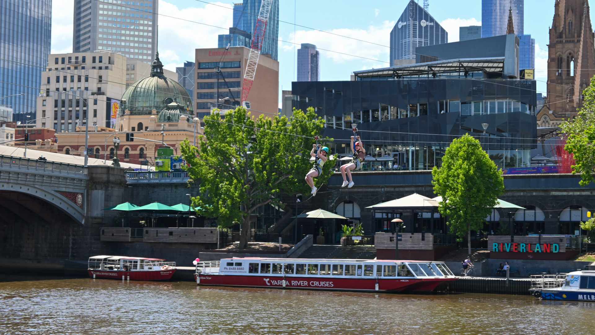 Melbourne's Zipline Across the Yarra Is Popping Back Up for More Summer Thrills