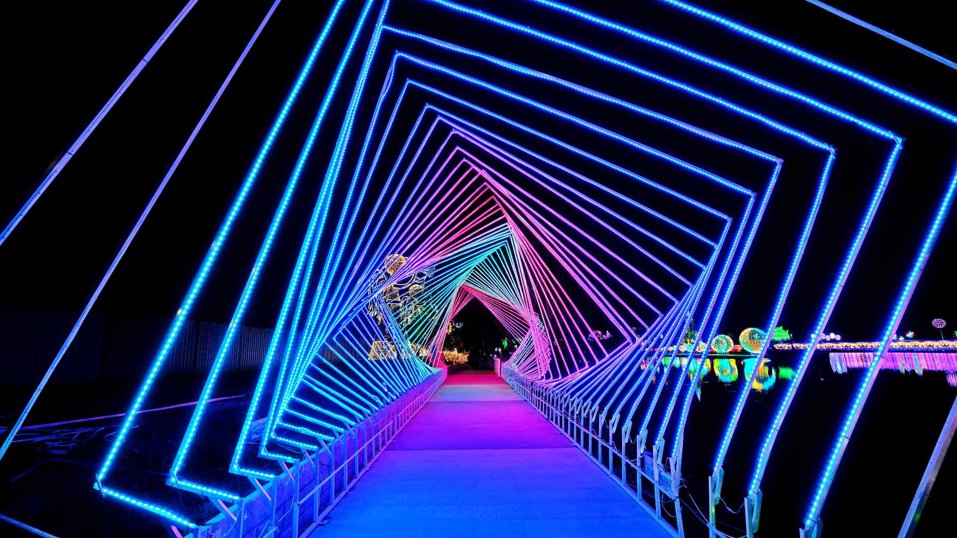 Geelong's Christmas Festival of Lights Concrete Playground