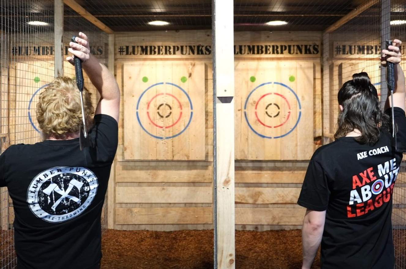 You Can Score 2for1 Axe Throwing at the New Lumber Punks Brookvale