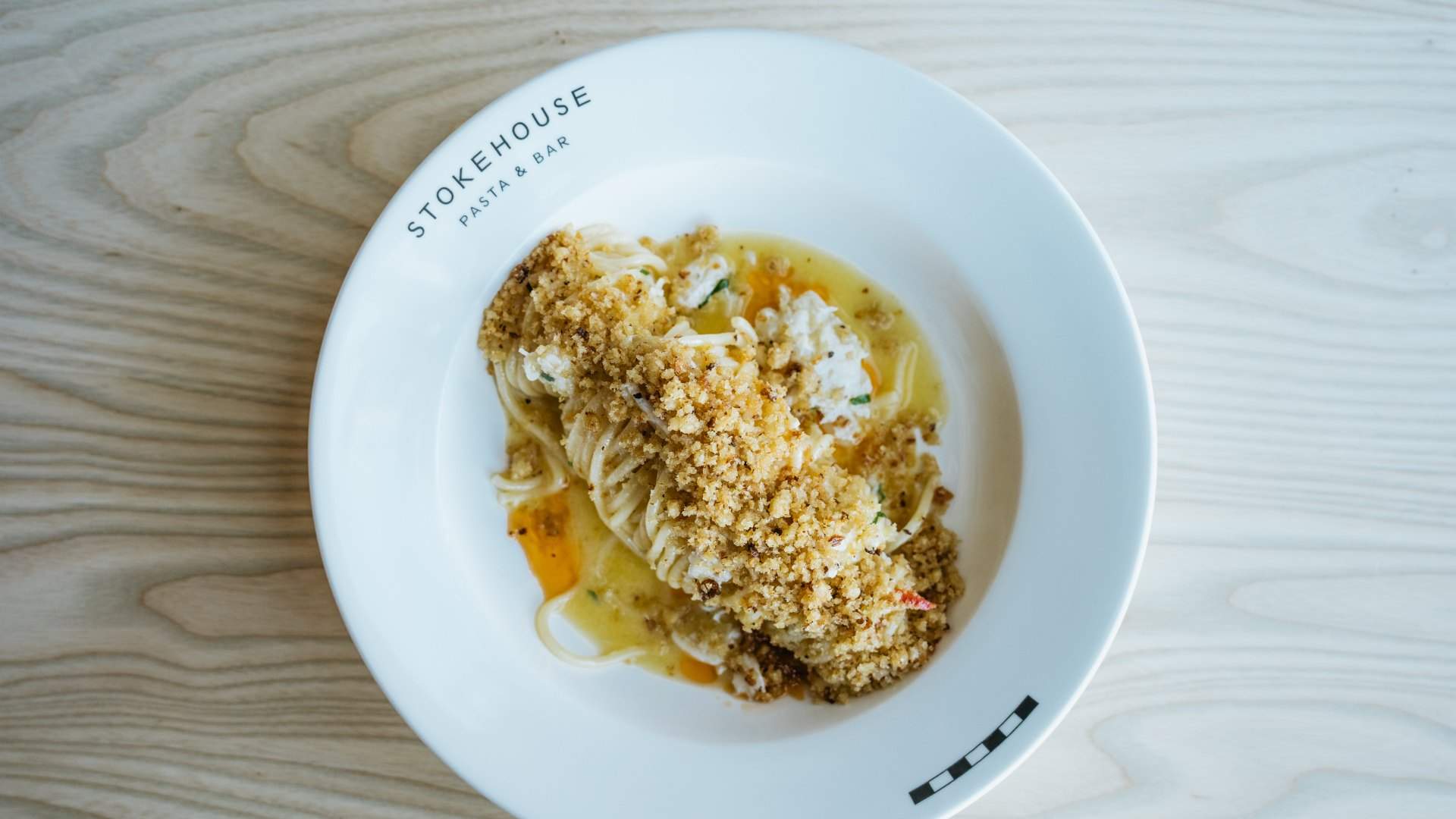 the crab spaghetti at Stokehouse Pasta and Bar in St Kilda, Melbourne - home to the best pasta in melbourne