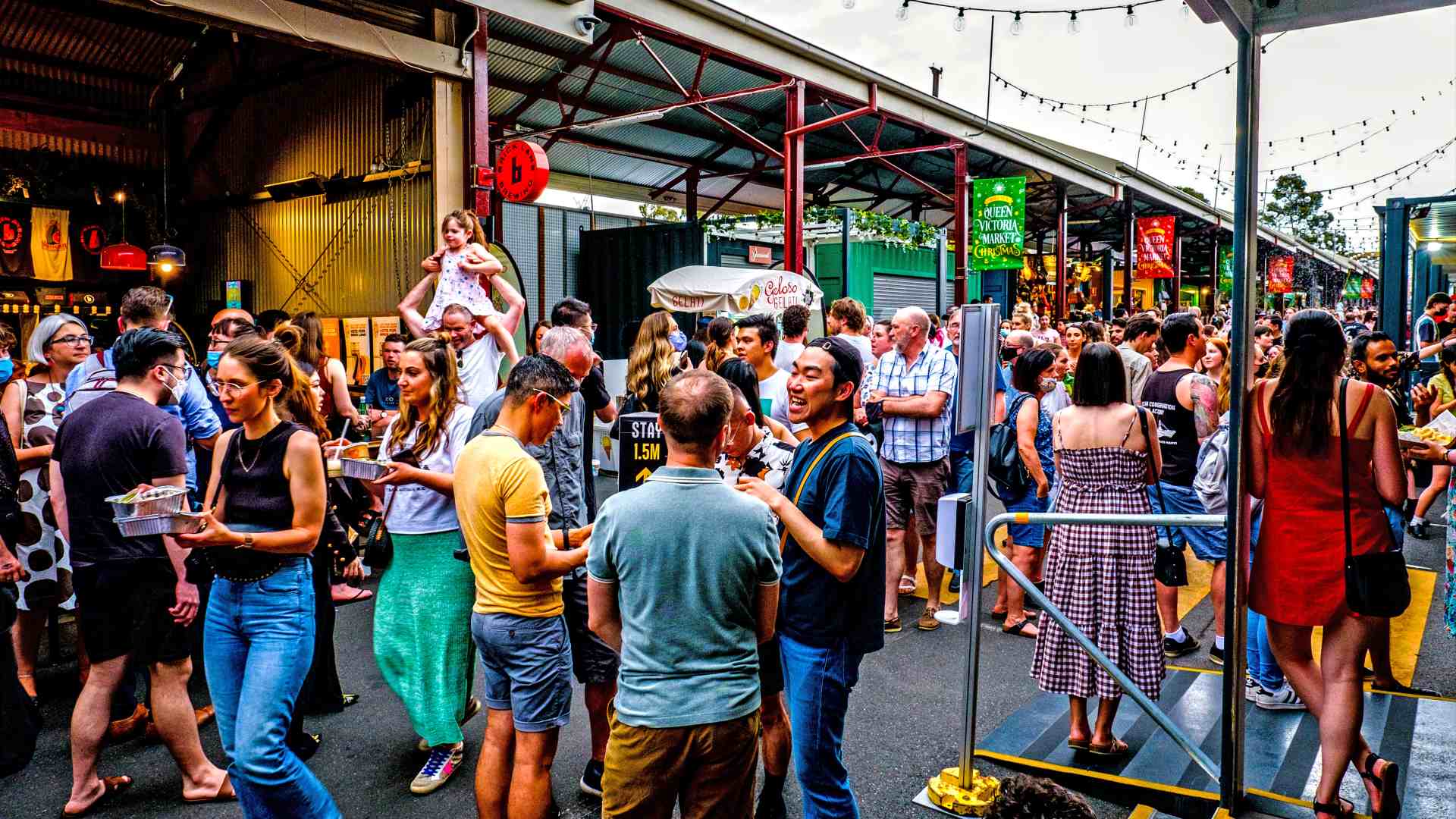 String Bean Alley Christmas Market