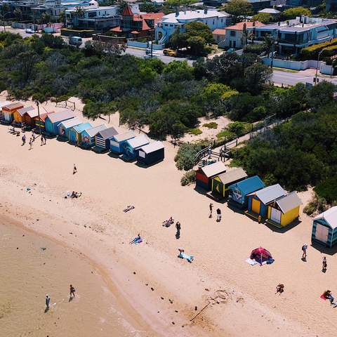 DENDY STREET BEACH, BRIGHTON - one of the best beaches in Melbourne.