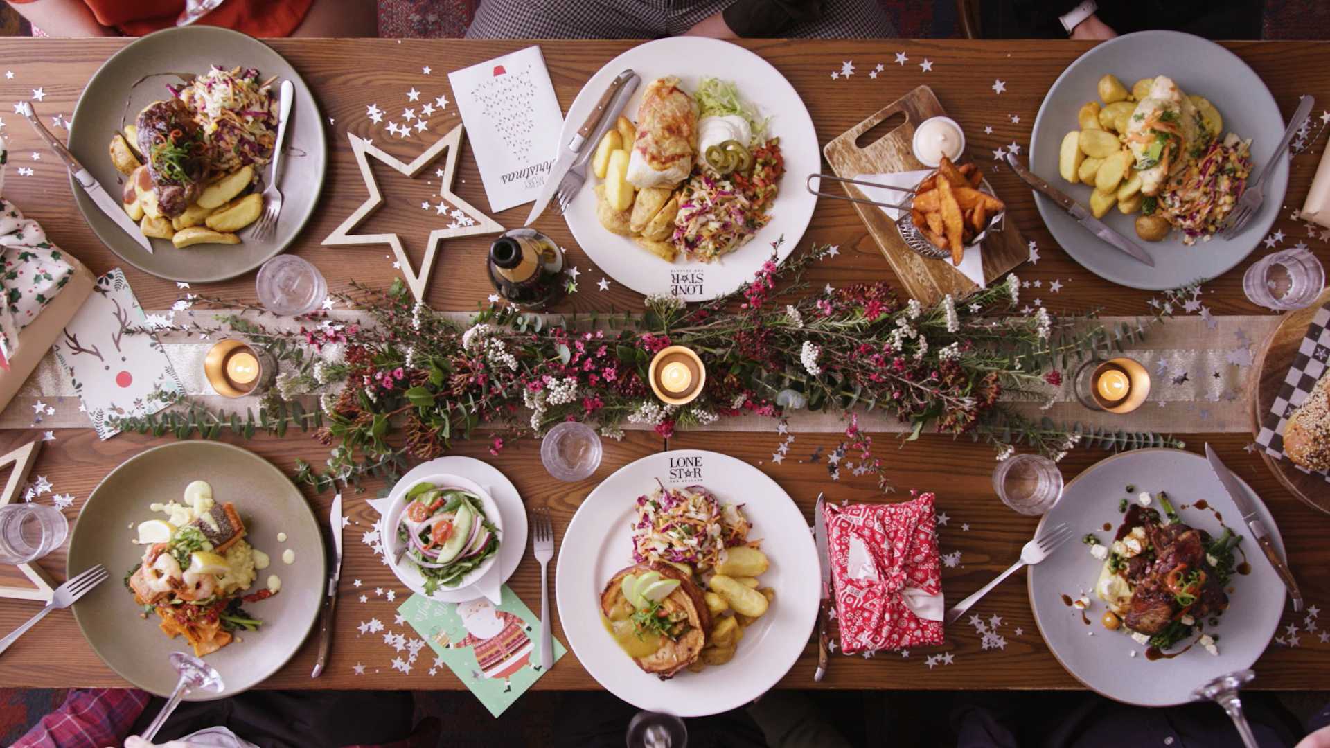 Lone Star Has Created a Festive Feast of Its All-Time Faves for People Who Hate Christmas Food