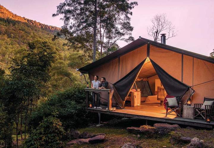 Background image for The Eight Best Places to Go Glamping Near Brisbane