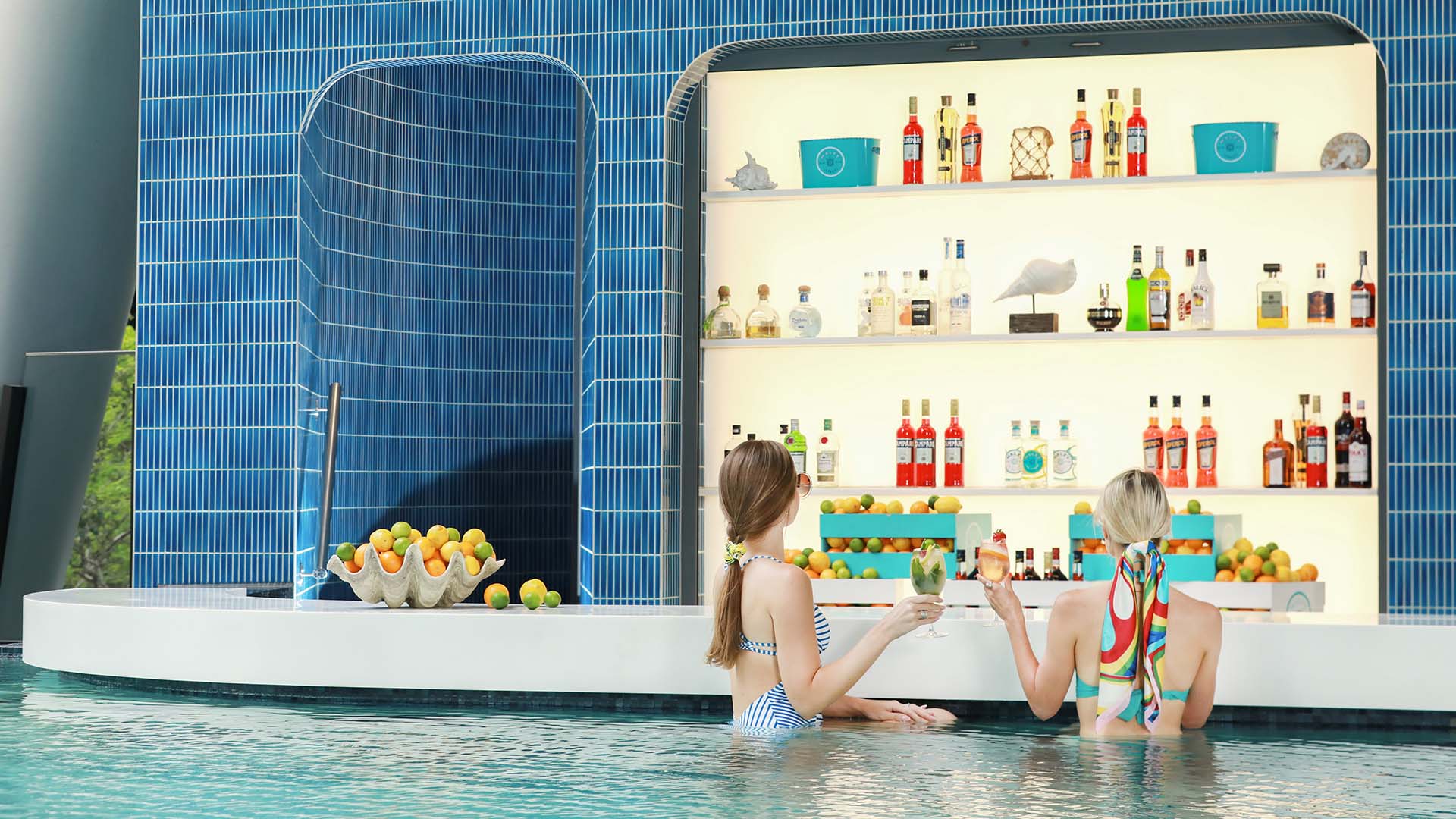 The Westin Brisbane Is Hosting a Summer-Long Amalfi-Themed Beach Club at Its Luxe Swim-Up Pool Bar