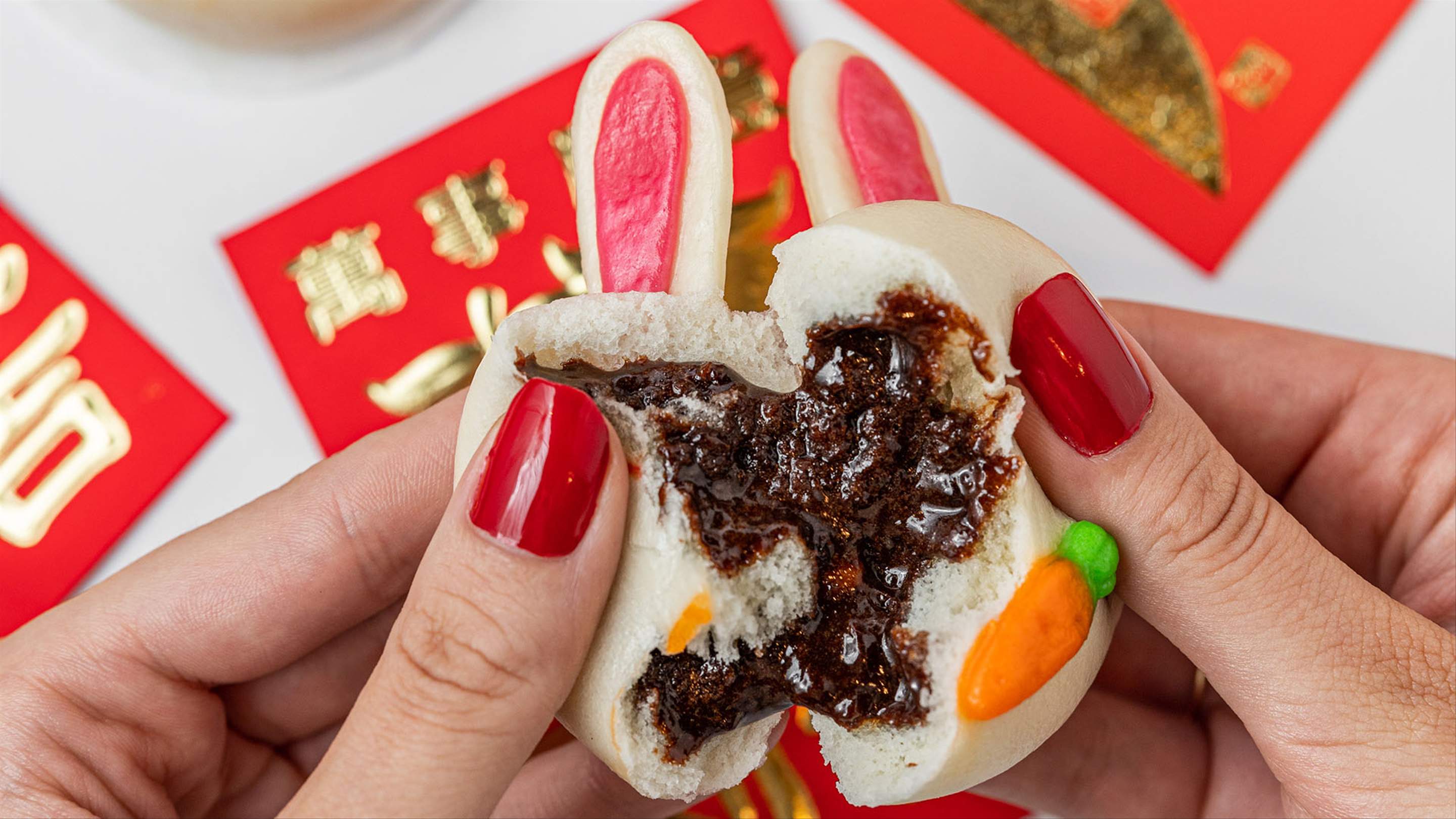 Biscoff Rabbit Character Din Tai Fung Is Making Super-Cute Chocolate and Biscoff Rabbit Buns for ...