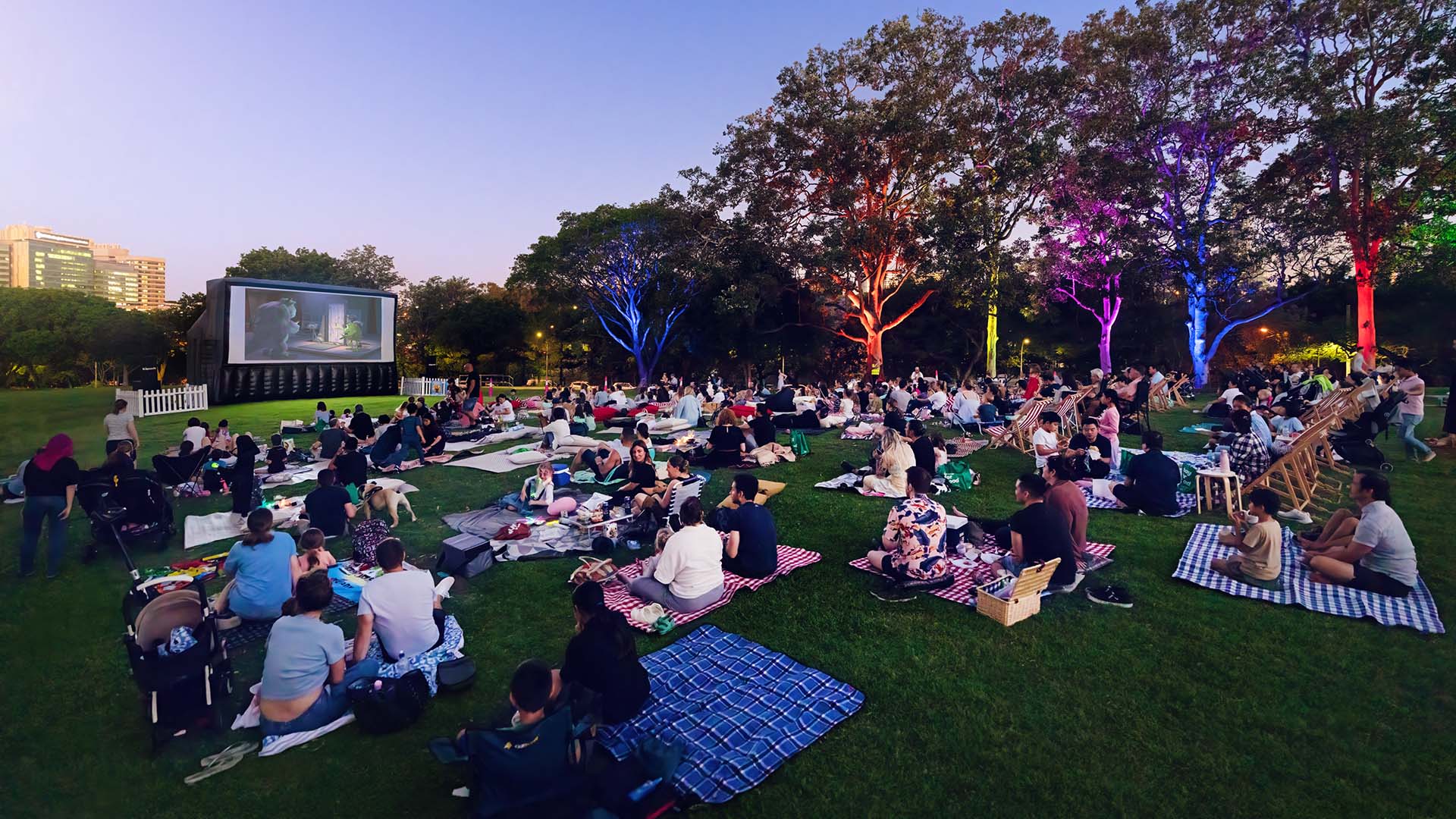 Outdoor Cinema in the Suburbs: Movie Date Night
