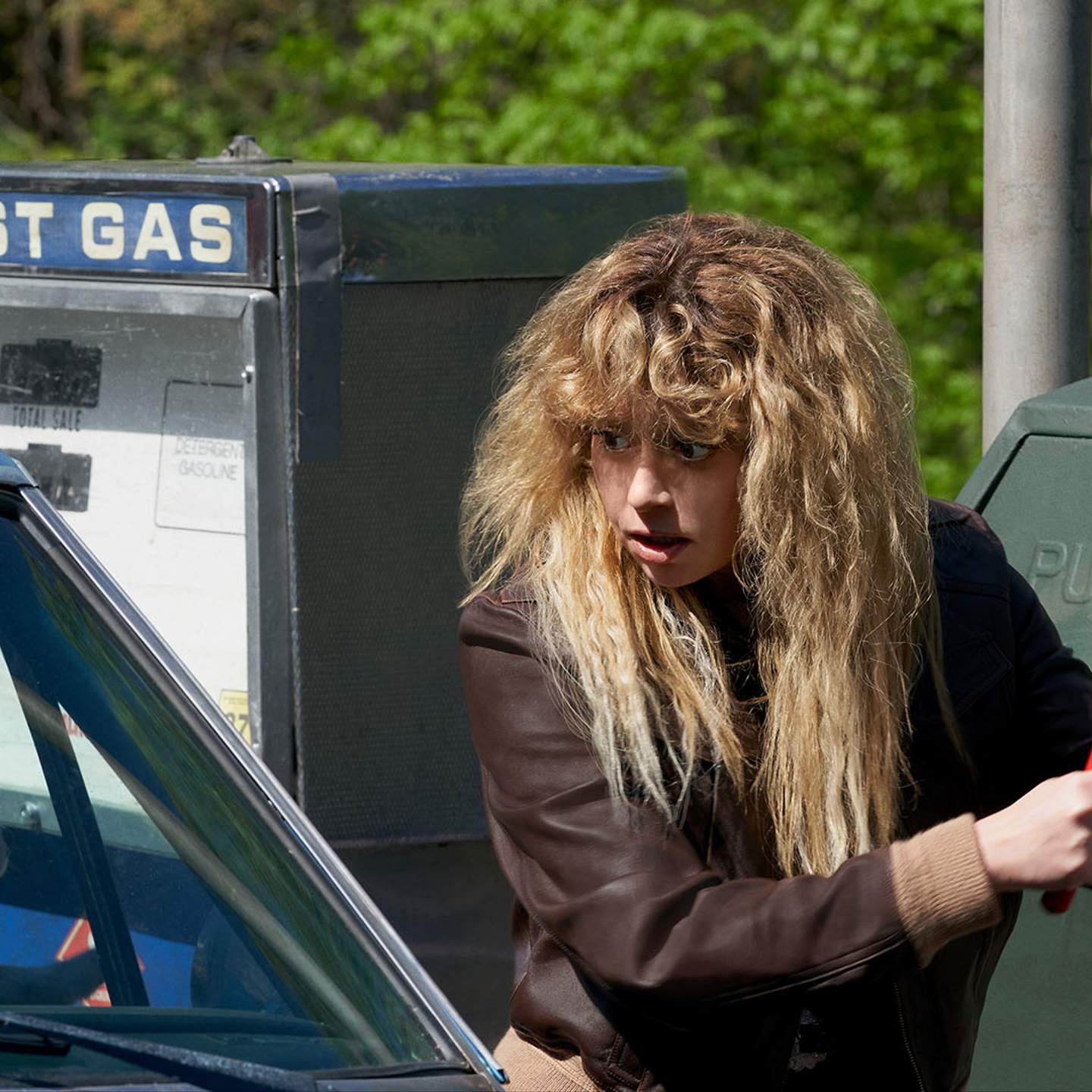 Benjamin Bratt, from left, Natasha Lyonne, and Rian Johnson arrive