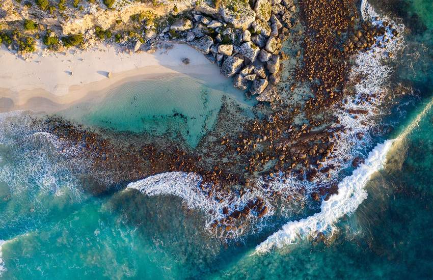 Background image for South Australia's Stokes Bay on Kangaroo Island Has Been Named Australia's Best Beach for 2023