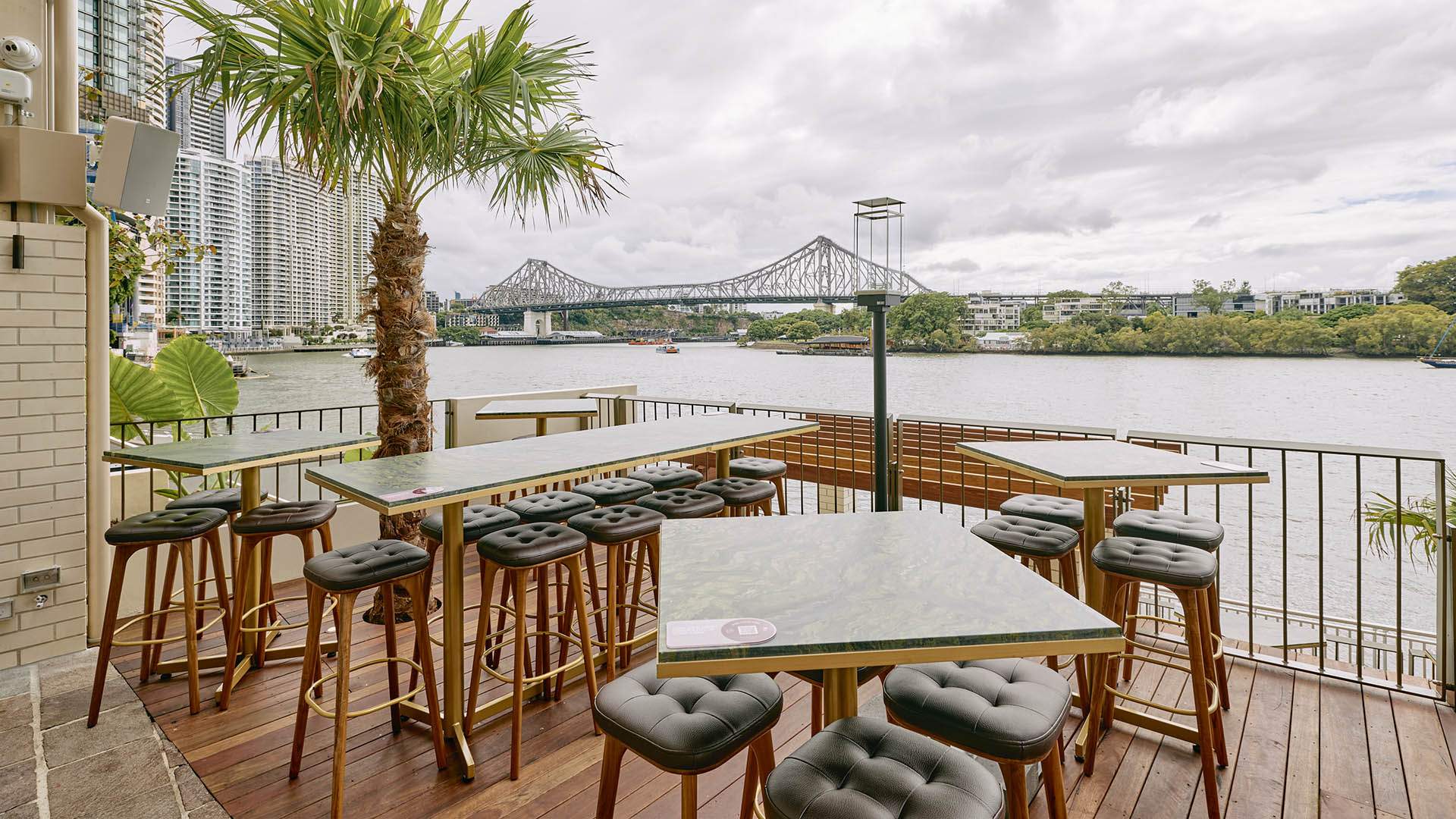 Now Open: Babylon Garden Is Eagle Street's New Two-Tier Waterfront Bar with Stunning River Views