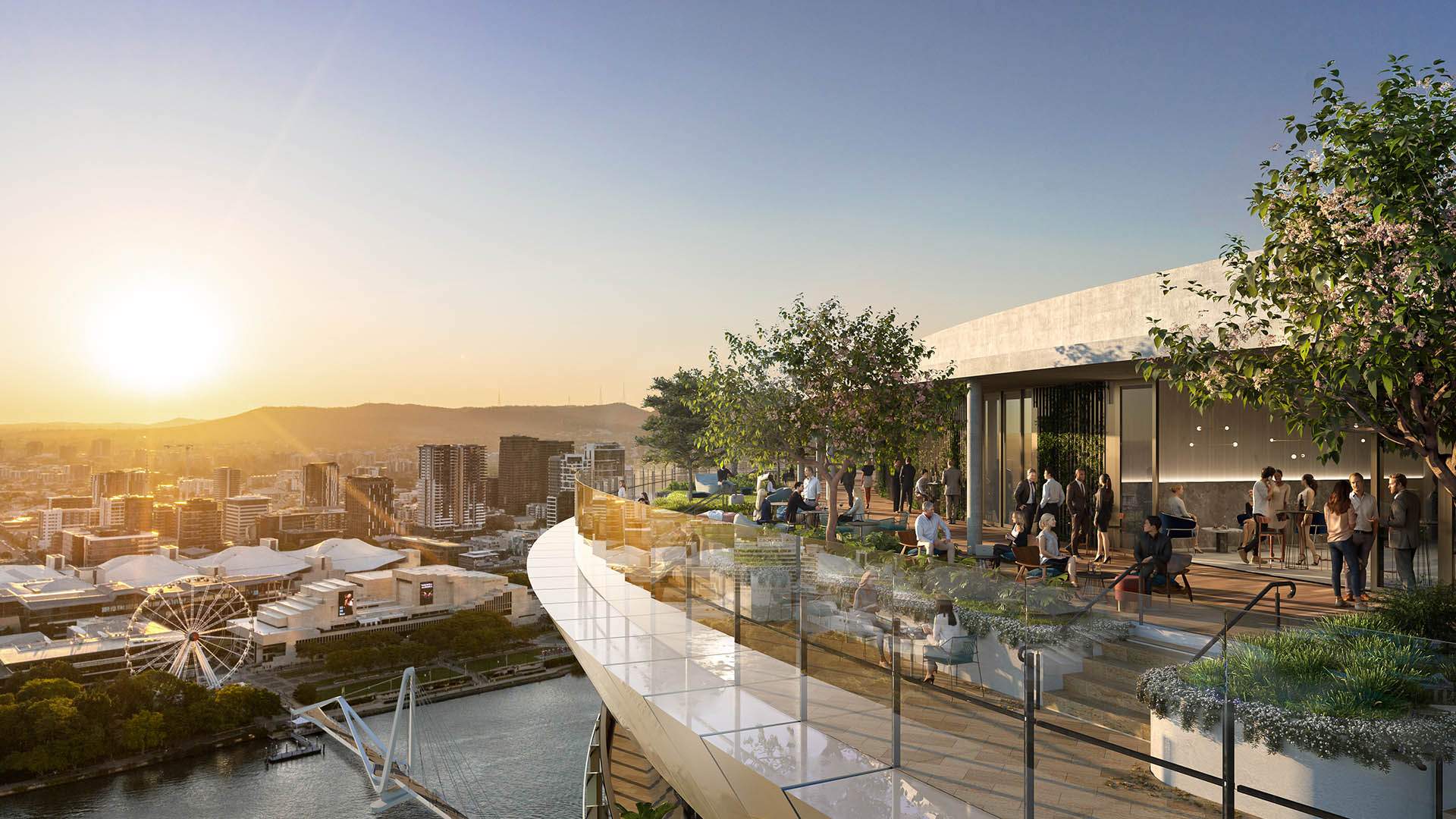 Brisbane's New Queen's Wharf Precinct and 100-Metre-High Sky Deck Will Start Opening From April 2024