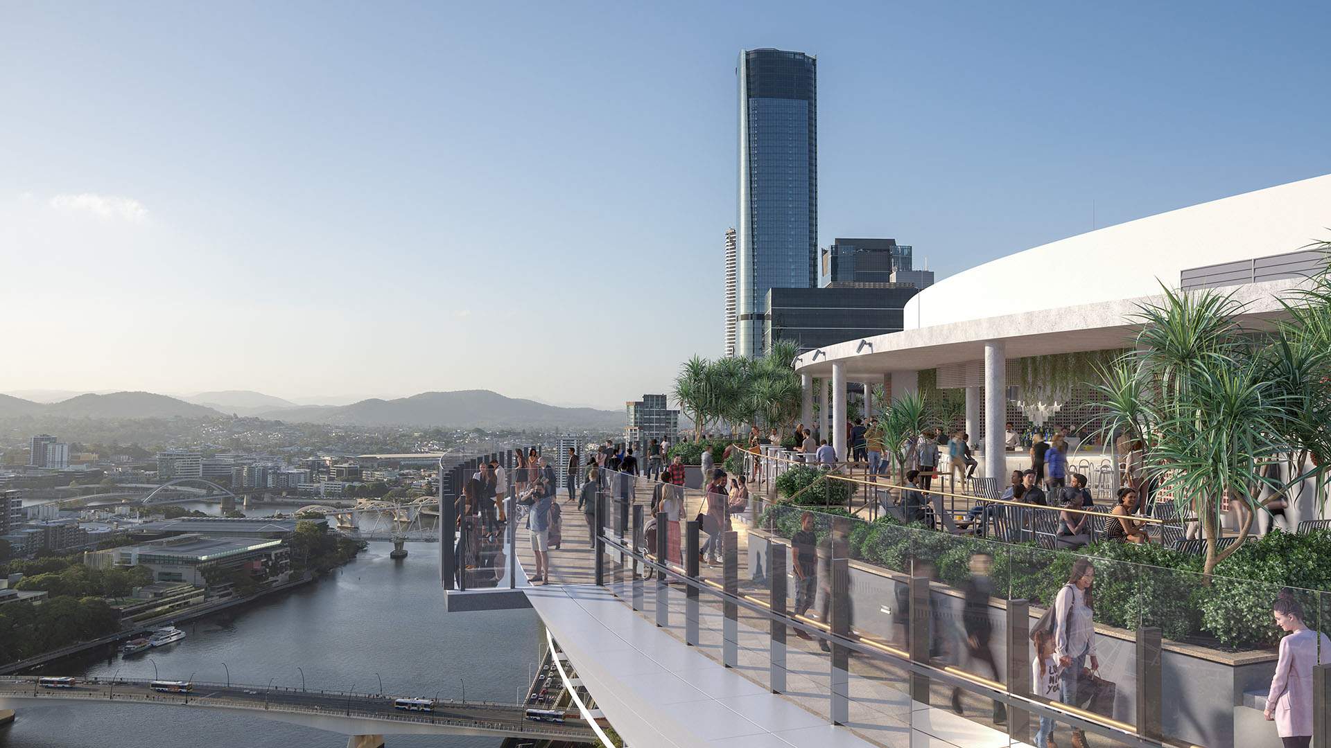 Brisbane Is Getting a 100-Metre-High Sky Deck with a Restaurant, Bar and Glass-Floor Viewing Platform