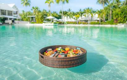 Background image for This Five-Star Resort in Port Douglas Has Just Launched a Bali-Style Floating Breakfast
