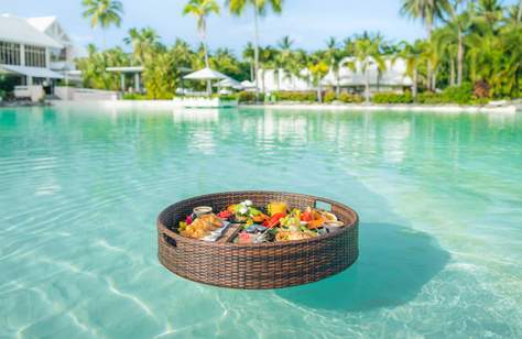 This Five-Star Resort in Port Douglas Has Just Launched a Bali-Style Floating Breakfast
