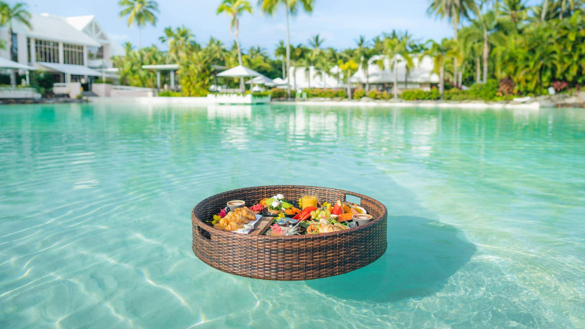 This Five-Star Resort in Port Douglas Has Just Launched a Bali-Style Floating Breakfast