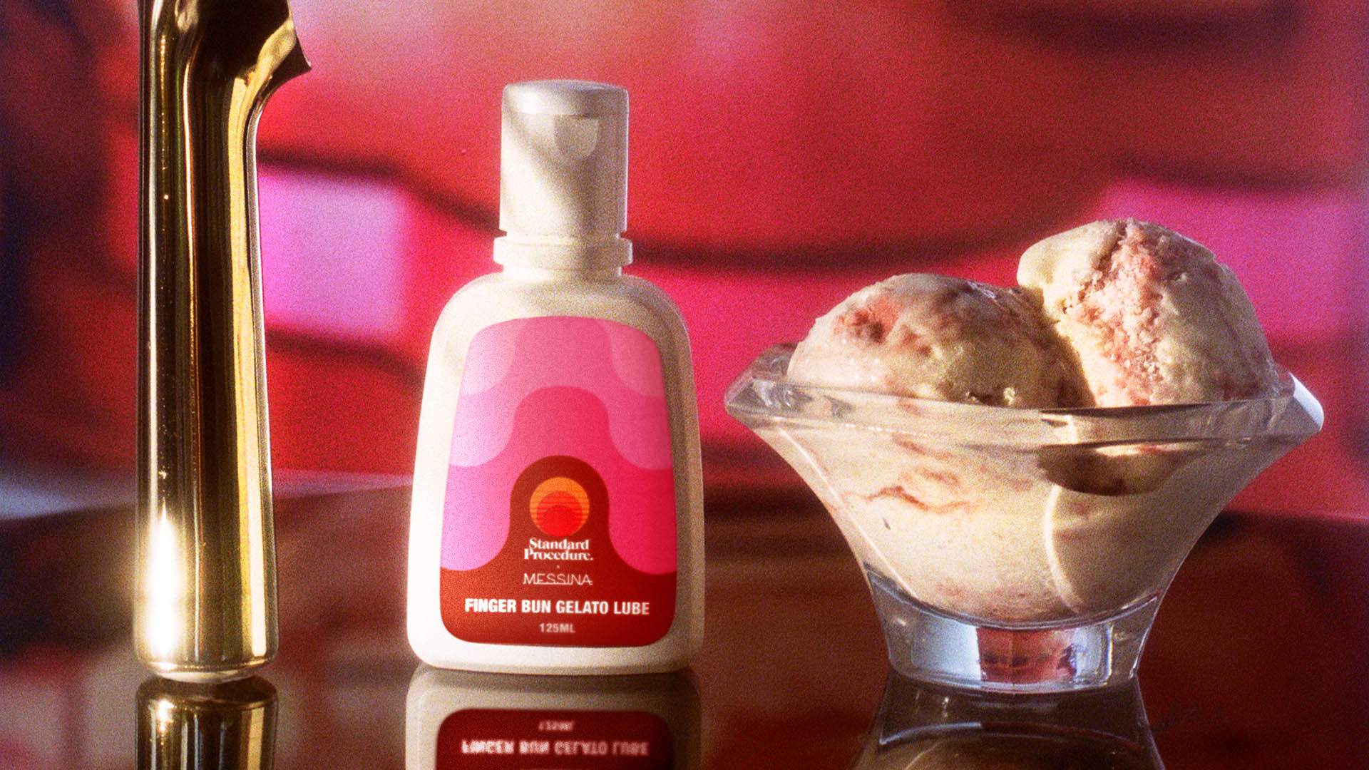 This Is Saucy: Messina Has Teamed Up with Standard Procedure on a Banging New Finger Bun Gelato Lube