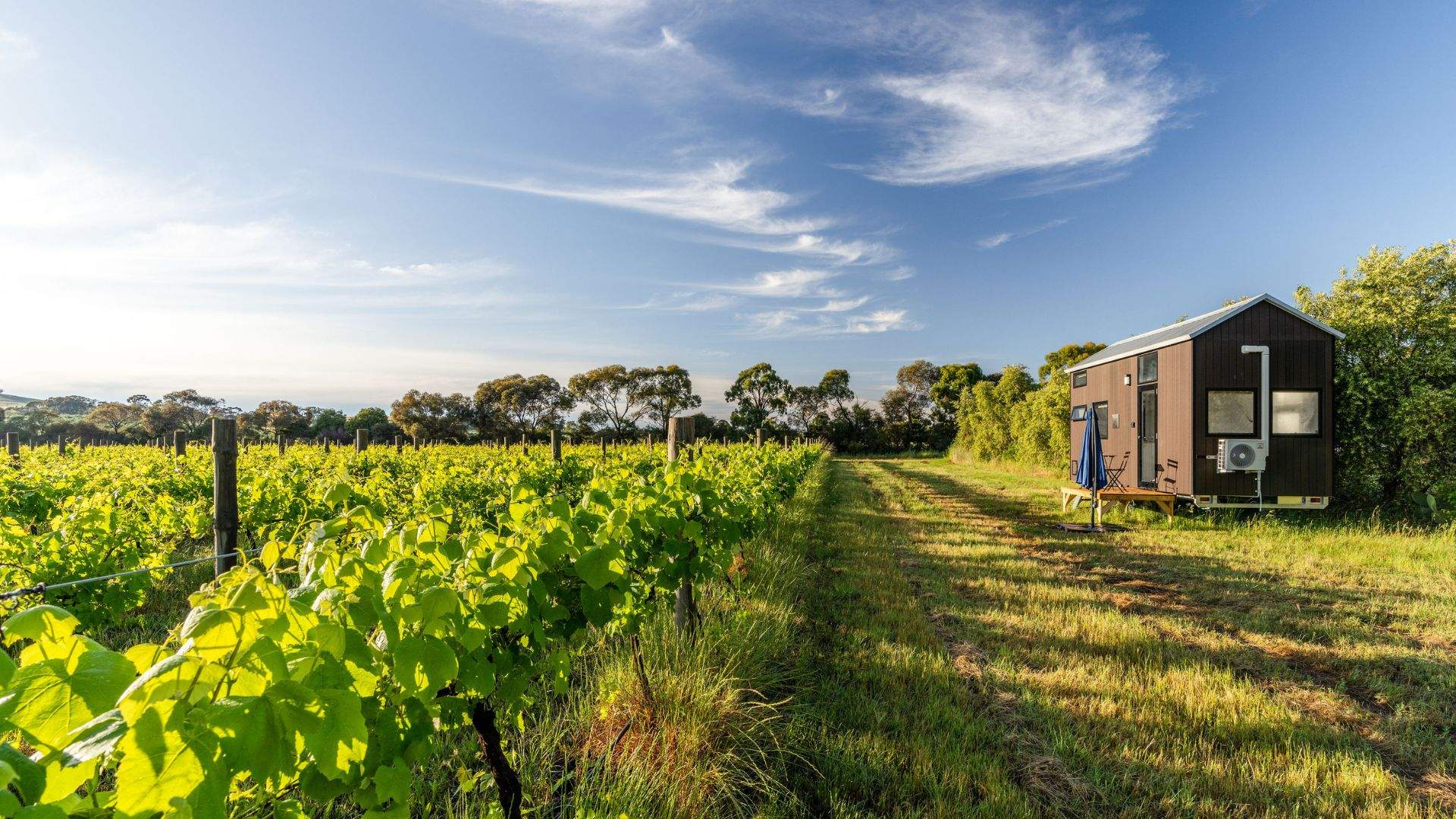 Tiny Away's New Victorian Tiny Stay Is Nestled Among the Vineyards in