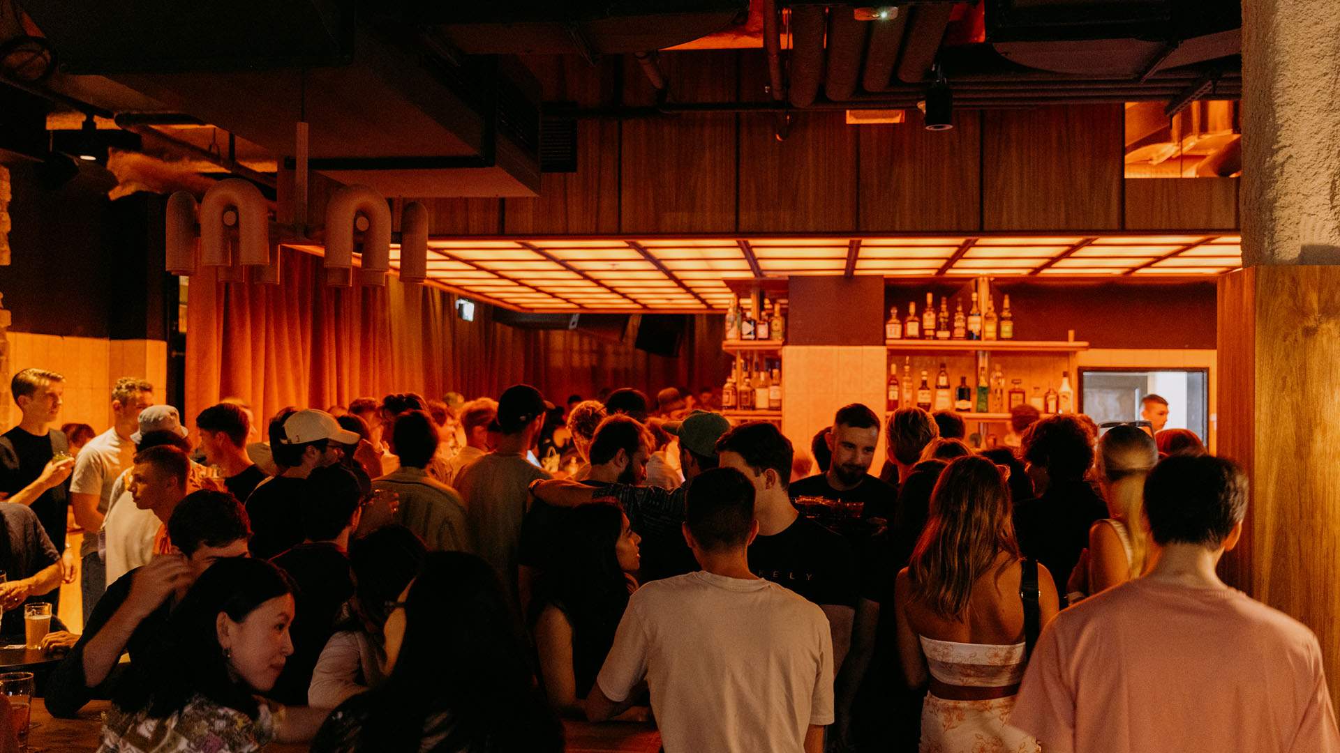 The bar at The Abercrombie Hotel - one of the best pubs in Sydney.