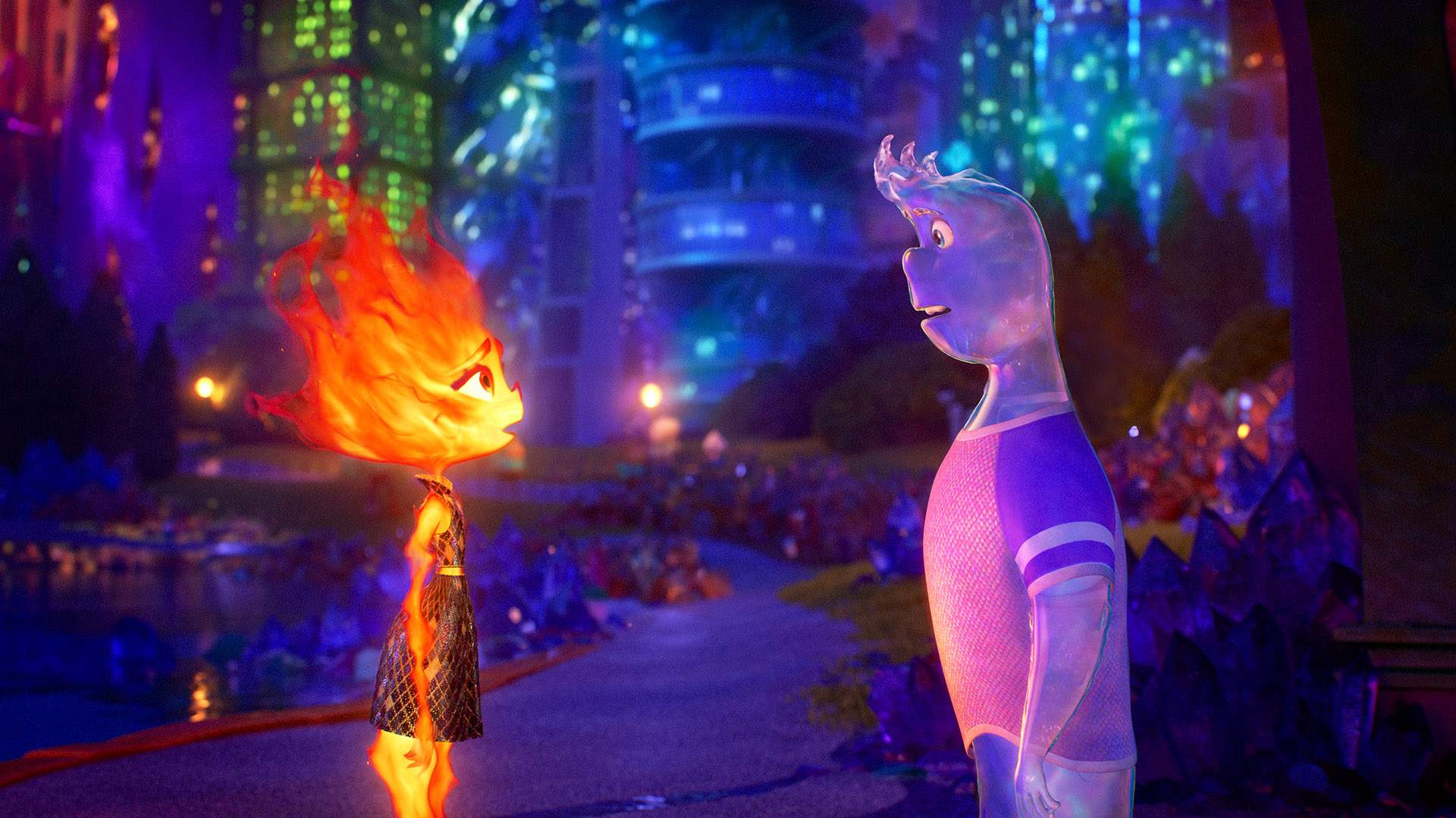 The Gorgeous Full Trailer for Pixar's 'Elemental' Goes All 'Romeo and Juliet' with Fire and Water
