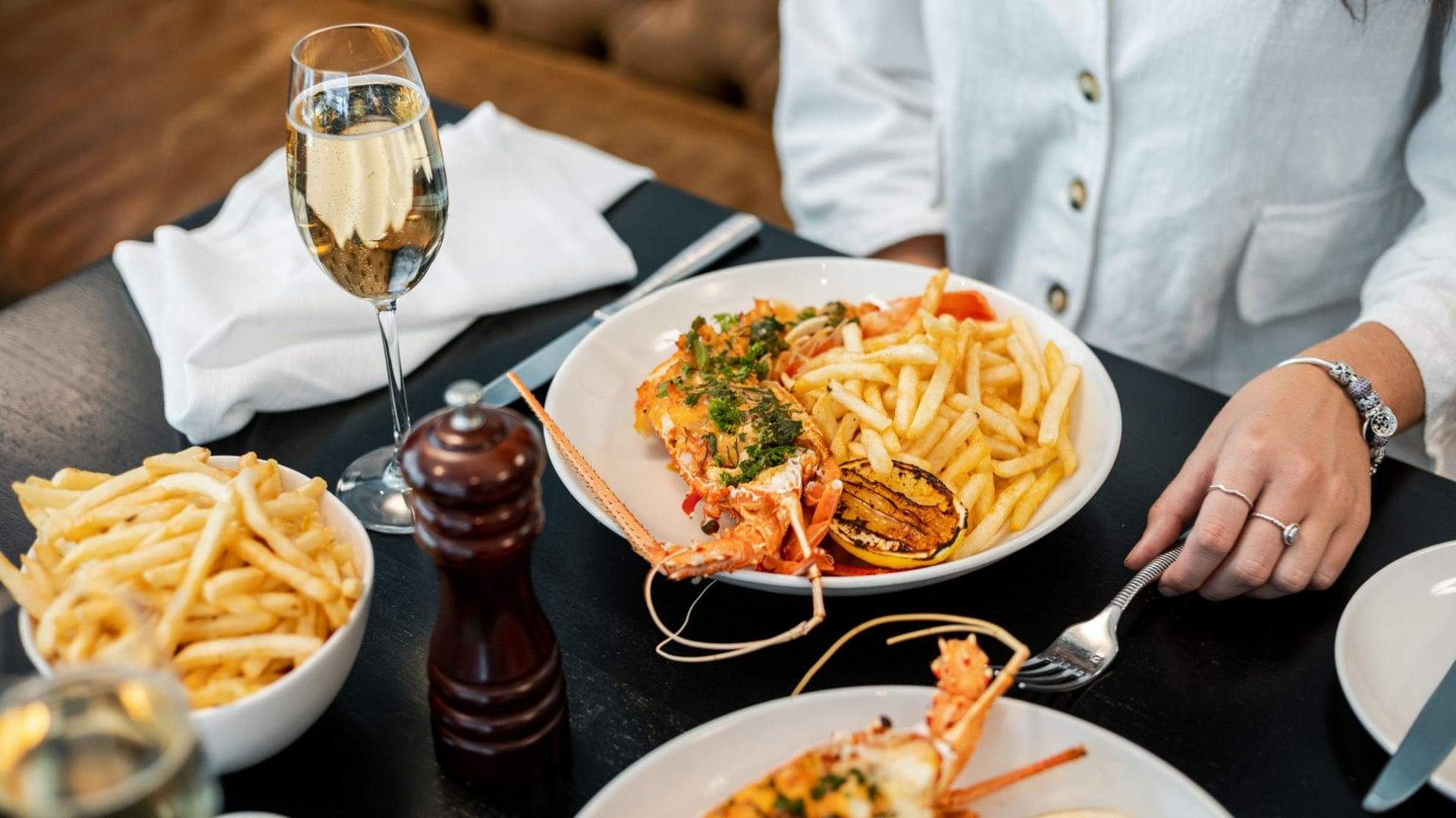 Lobster and Bottomless Fries