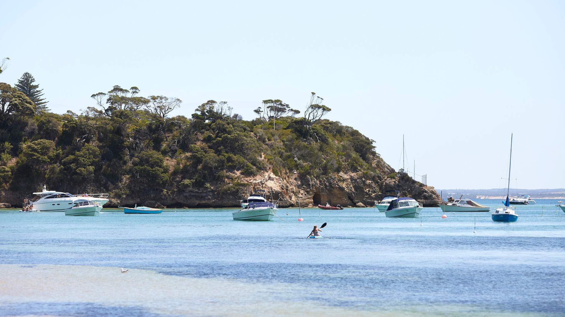 Kayaking at Mornington Peninsula - one of the best places to kayak and canoe near Melbourne