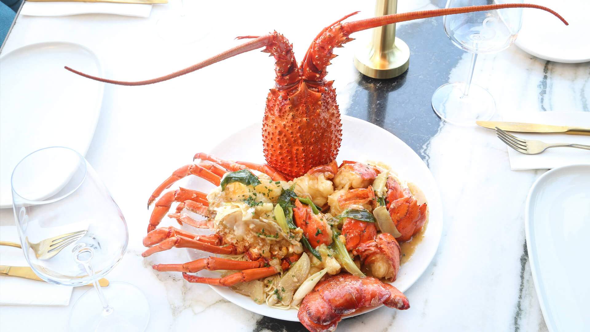 Hong Kong Style Whole Lobster