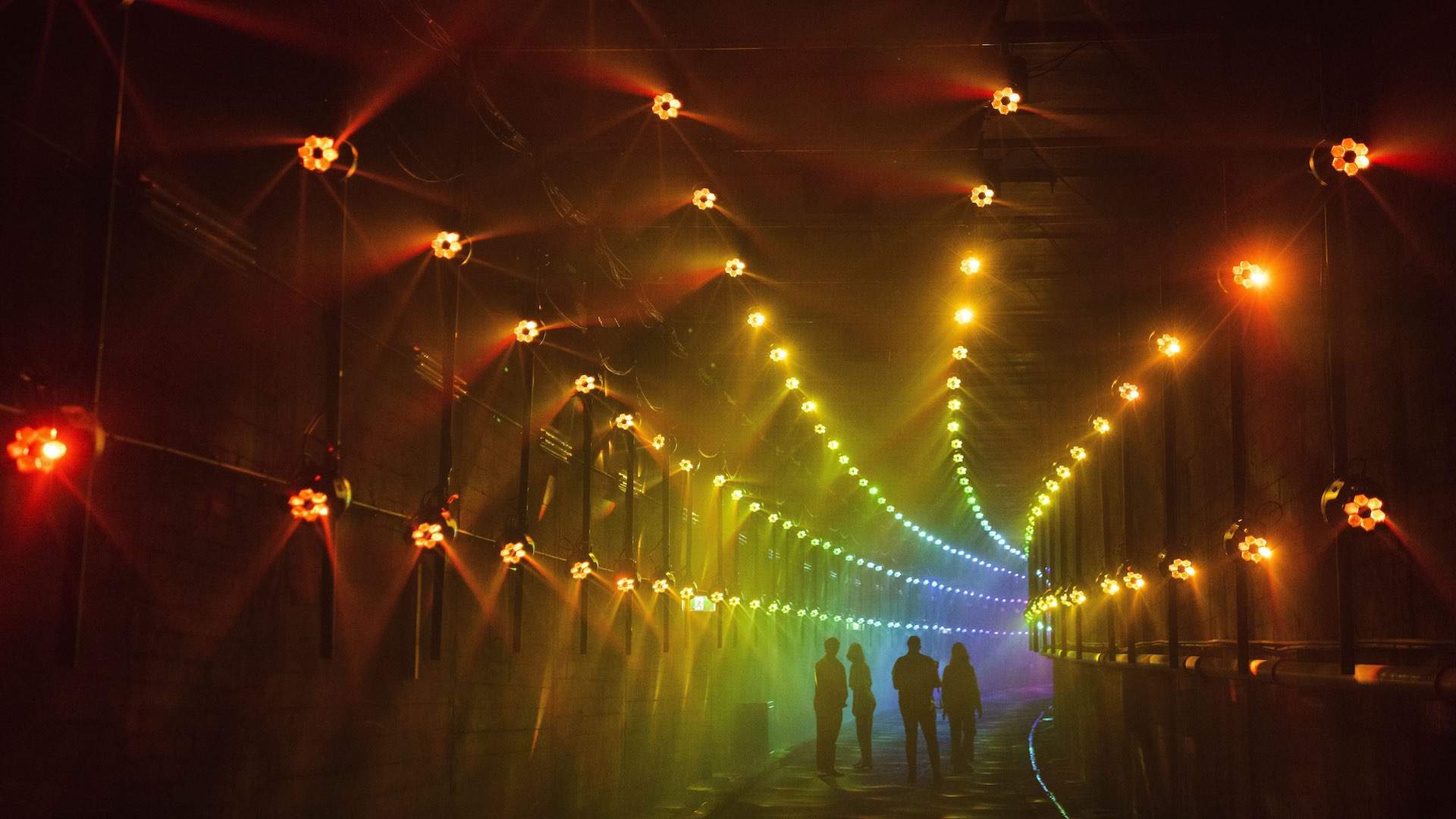 'Dark Spectrum' Is Returning to Vivid to Turn Wynyard's Railway Tunnels Into a Lit-Up Labyrinth for a Second Year