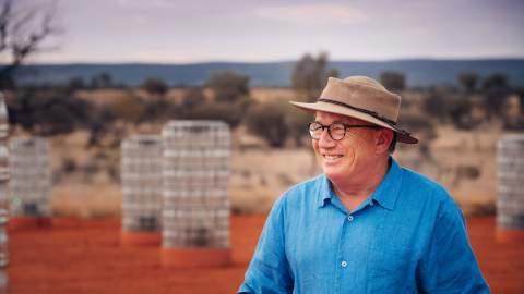 Bruce Munro's New 'Light-Towers' Installation Is Now Dazzling the Northern Territory's Kings Canyon