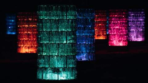 Bruce Munro's New 'Light-Towers' Installation Is Now Dazzling the Northern Territory's Kings Canyon