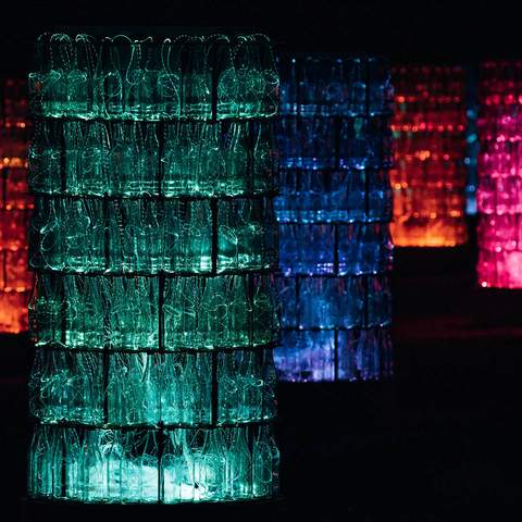 Bruce Munro's New 'Light-Towers' Installation Is Now Dazzling the Northern Territory's Kings Canyon