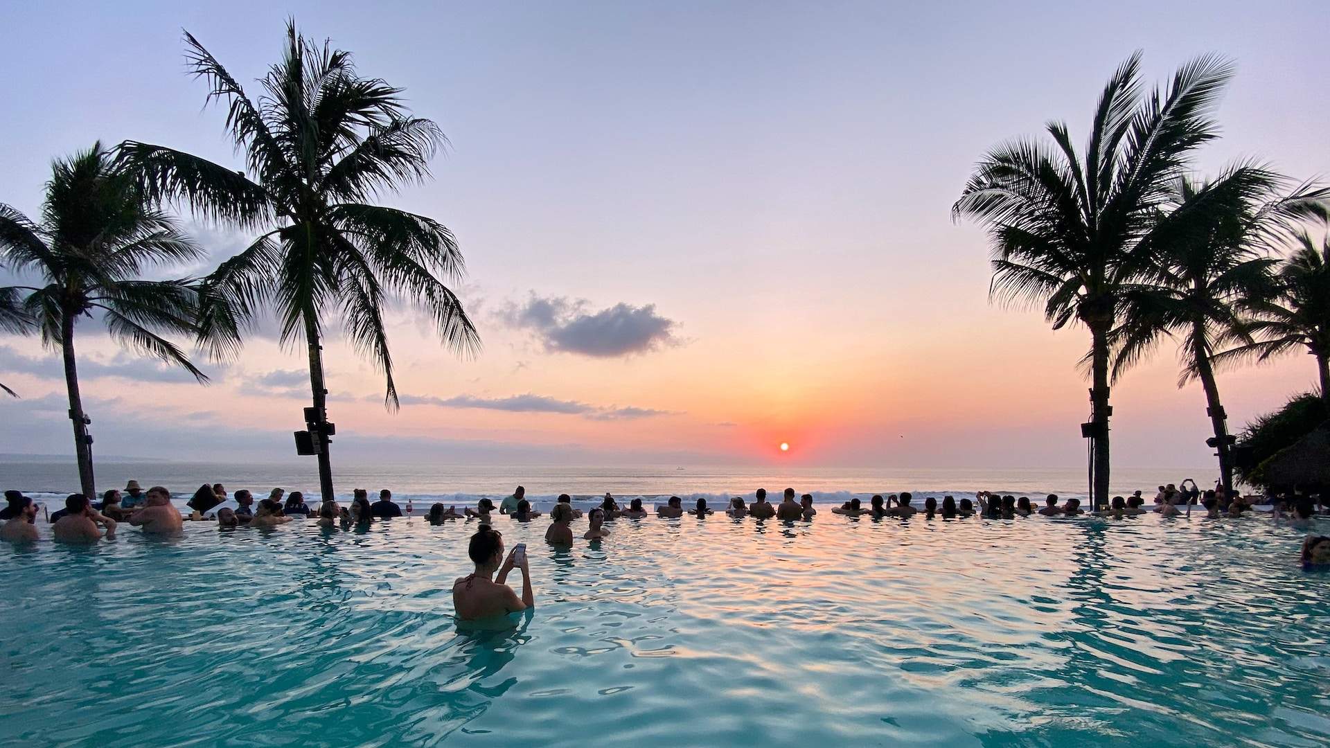sachin and babi light blue dress Potato Head Beach Club in Bali - Complete Guide to Visiting