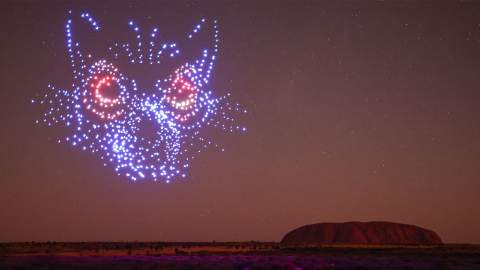 Wintjiri Wiru Is the Stunning Nightly Light Show with 1000-Plus Drones That's Arrived Above Uluru