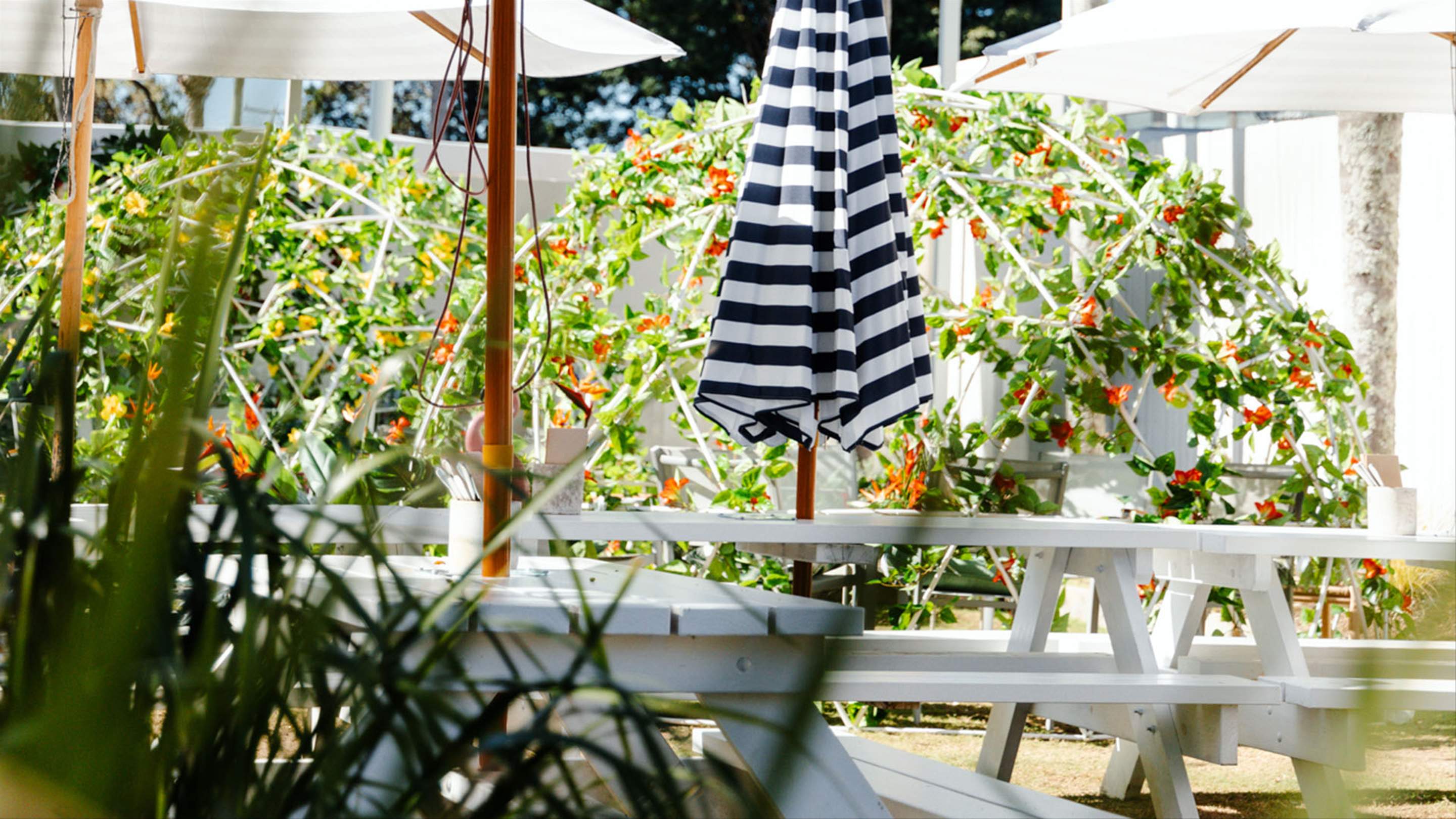 Bribie Island Hotel Has Added GreeneryCovered Pods to Its Fairy Light