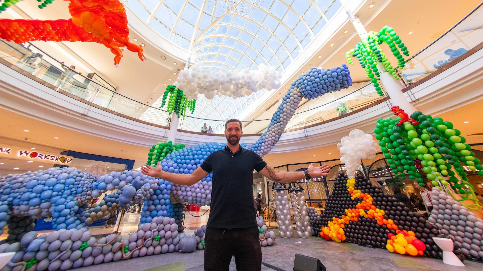 Balloon Art Is On The Rise: World-Renowned Artist Chats About His Largest Work to Date