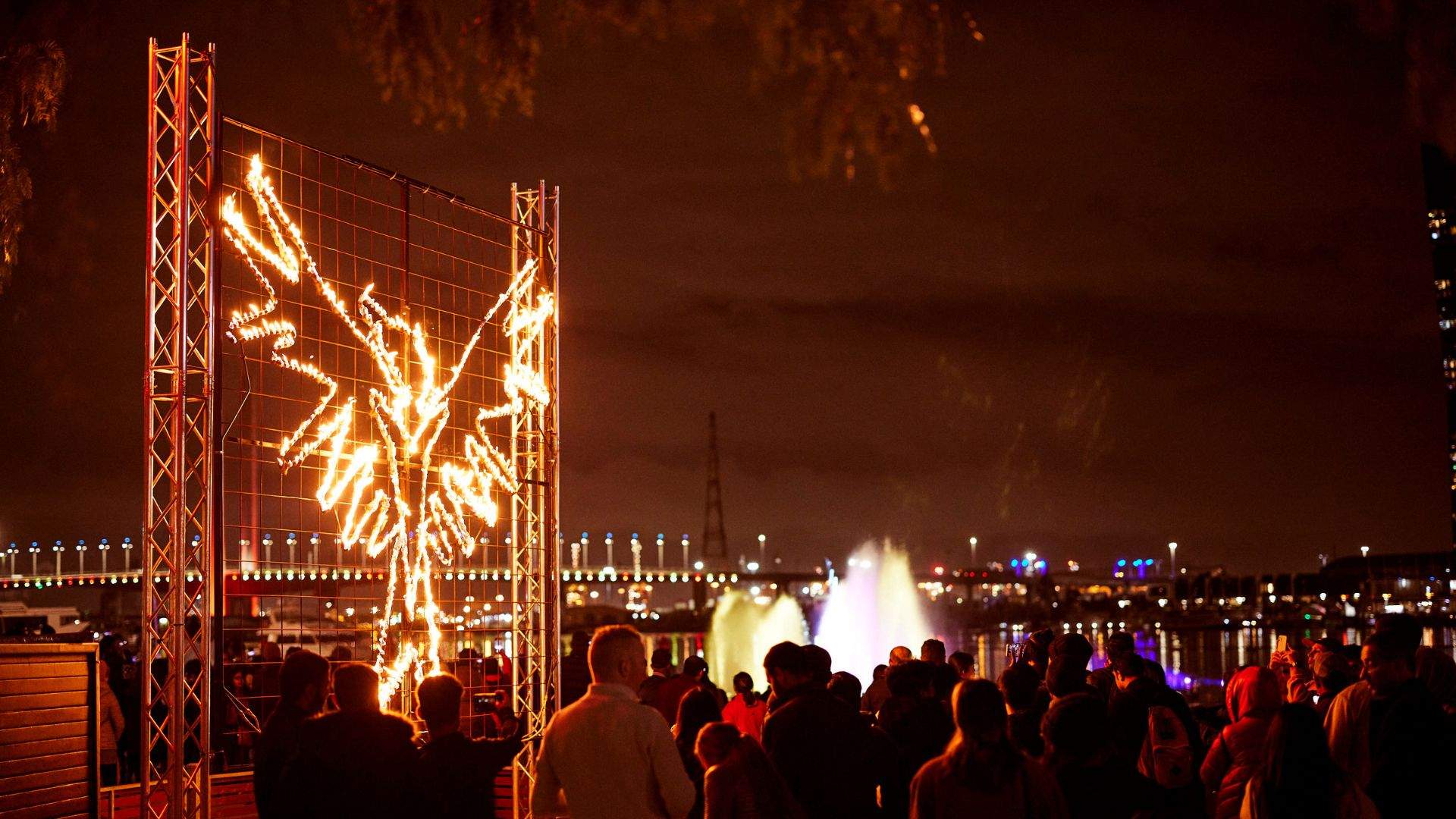 Docklands' After-Dark Arts Festival Firelight Will Return for Three Fire-Filled Nights This Winter