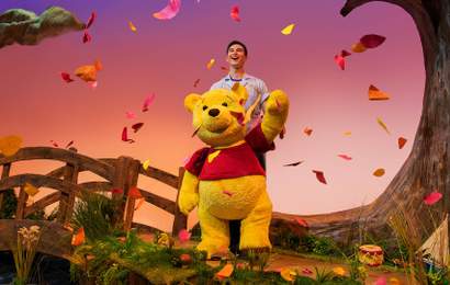 Background image for Disney's Nostalgic New 'Winnie-the-Pooh' Musical with Life-Sized Puppets Is Touring Australia