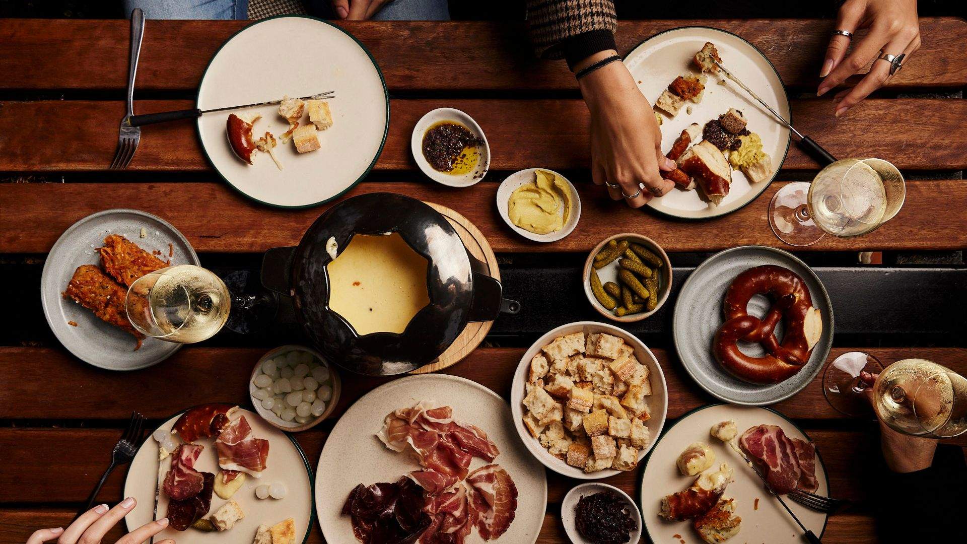 ThreeCheese Winter Fondue Concrete Playground