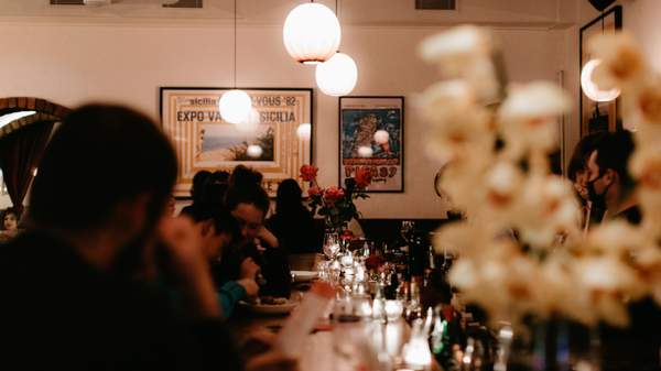 people dining at the bar at 1800 Lasagne in Melbourne