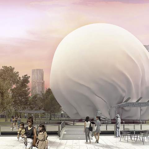 A 14-Metre-Tall Inflatable Sphere That Breathes Is Popping Up Outside Melbourne's NGV This Summer